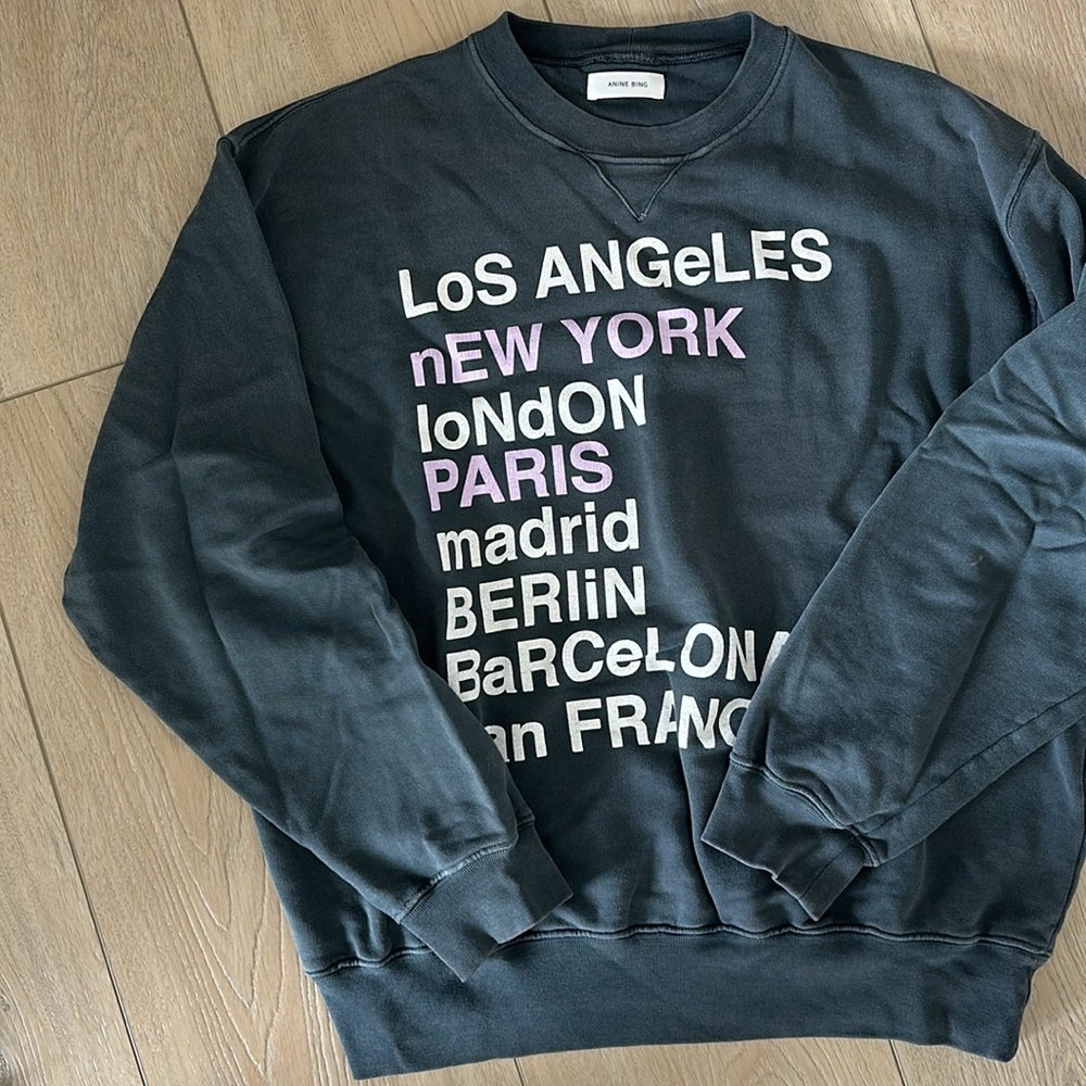 Anine Bing City Love Sweatshirt